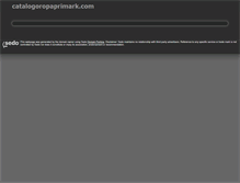 Tablet Screenshot of catalogoropaprimark.com